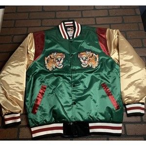 WU-TANG CLAN -Tiger Headgear‎ Classics Streetwear Jacket~Never Worn~S M 3XL